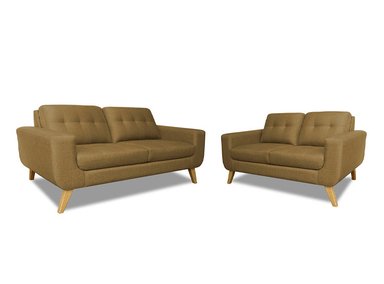 JUEGO DE SALA RIPLEY HOME RAYFER 3-2 CUERPOS BEIGE