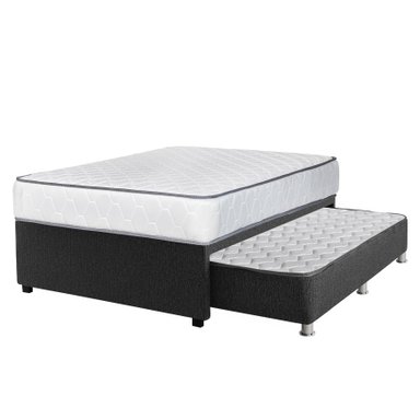 CAMA DIVÁN FORLI RENNES 1.5 PLAZAS GRIS - 2
