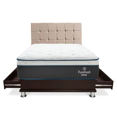 DORMITORIO DRIMER CUADROS PURE FRESH QUEEN CON CAJONES - 2