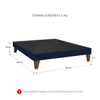 BASE RIZZOLI BOX EUROPEO AZUL 1.5 PLAZAS - 3
