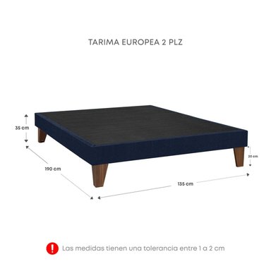 BASE RIZZOLI BOX EUROPEO AZUL 2 PLAZAS - 3