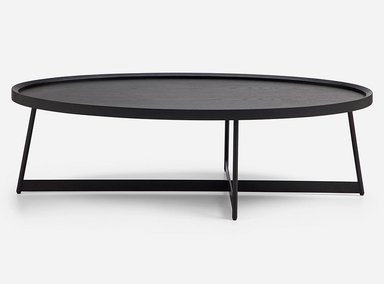 MESA CENTRO ROSEN LIBERTY NEGRO 70X120 CM - 2