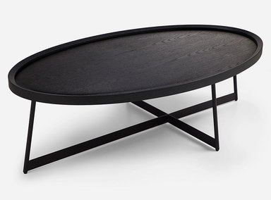 MESA CENTRO ROSEN LIBERTY NEGRO 70X120 CM - 4
