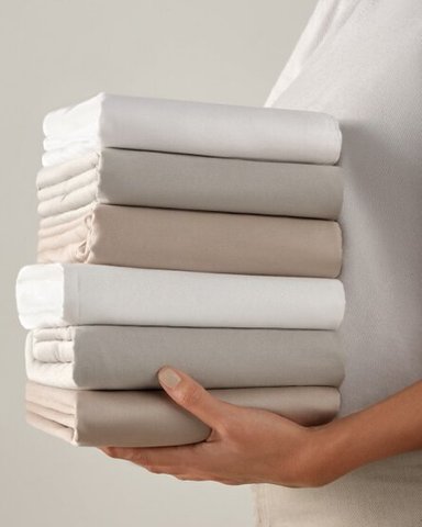 SET SÁBANAS MAISON LINETT BEDDING SATEN 1.5 PLAZAS 400 HILOS ALGODÓN SATÉN BLANCO COLOR ENTERO - 4