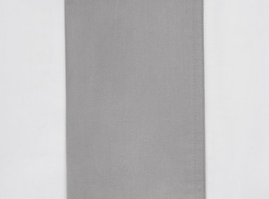 SET SÁBANAS MAISON LINETT BEDDING SATEN 1.5 PLAZAS 400 HILOS ALGODÓN SATÉN BLANCO GRIS COLOR ENTERO - 2