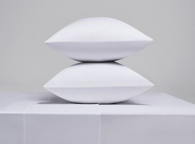 SET SÁBANAS MAISON LINETT BEDDING PERCALE QUEEN 400 HILOS ALGODÓN BLANCO COLOR ENTERO