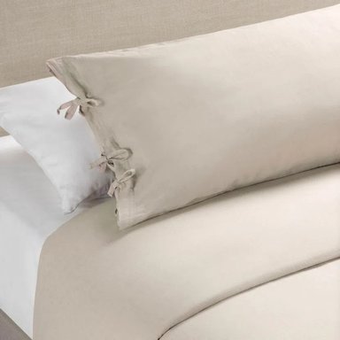 FUNDA PLUMÓN ROSEN PURE LISO 1.5 PLAZAS LINO BLANCO - 3