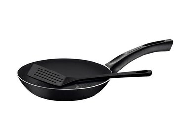 SARTÉN CON ESPÁTULA TRAMONTINA PARIS ALUMINIO NEGRO 22 CM - 3