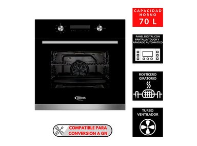 HORNO EMPOTRABLE GAS KLIMATIC BONN 70L
