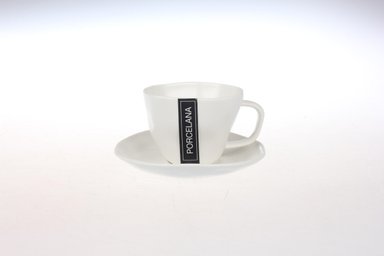VAJILLA MAISON LINETT TAZA & PLATO DE CAFÉ PORCELANA 2 PIEZAS - 2