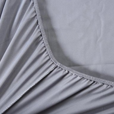 PROTECTOR DE COLCHON IMPERMEABLE - ANTIFLUIDOS TALLA 1.5 PLAZAS PLOMO - 2