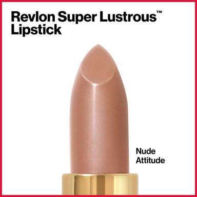 REVLON SUPER LUSTROUS LIPSTICK - NUDE ATTITUDE (002) - LABIAL EN BARRA MATE - 3
