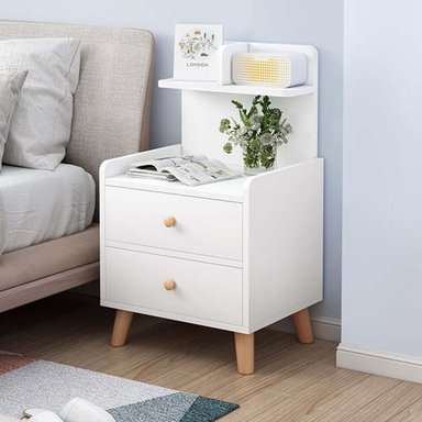 VELADOR VINTAGE TU MESITA DULCE 2 CAJONES BLANCO