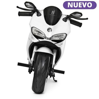 MOTO A BATERÍA PARA NIÑOS «DUCATI DIAVEL» LICENCED BLANCO - 2