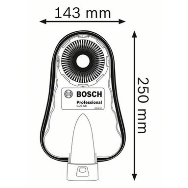 ACCESORIO DE ASPIRACIÓN DE POLVO BOSCH GDE 68-TALADROS Y MARTILLOS - 3