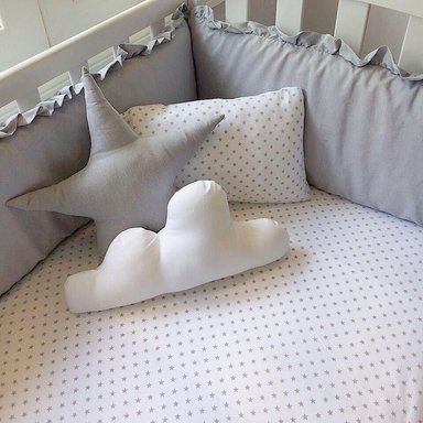 PROTECTORES LATERAL PARACHOQUES DE CUNA - DISEÑO PLOMO