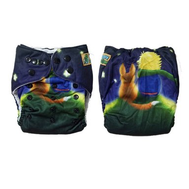 PAÑAL ECOLÓGICO DE TELA UNITALLA BABYLOOM EL PRINCIPITO