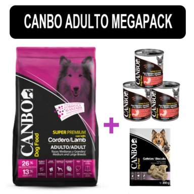 CANBO PREMIUM ADULTOS RAZAS MEDIANAS Y GRANDES MEGAPACK 15 KG