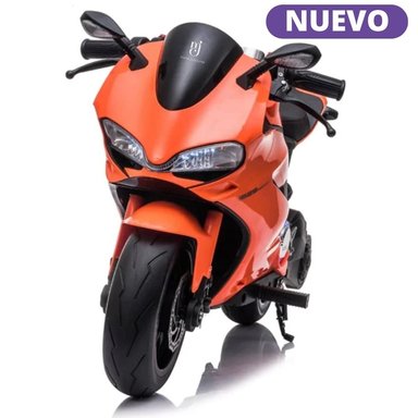 MOTO A BATERÍA PARA NIÑOS «DUCATI DIAVEL» LICENCED NARANJA - 1