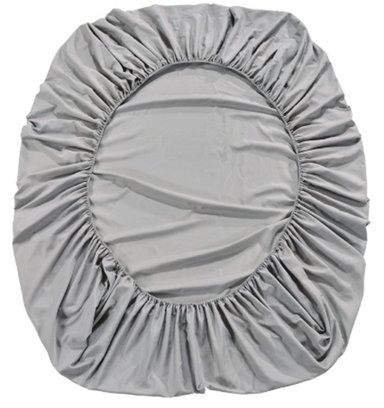PROTECTOR DE COLCHON IMPERMEABLE - ANTIFLUIDOS TALLA 1.5 PLAZAS PLOMO - 4