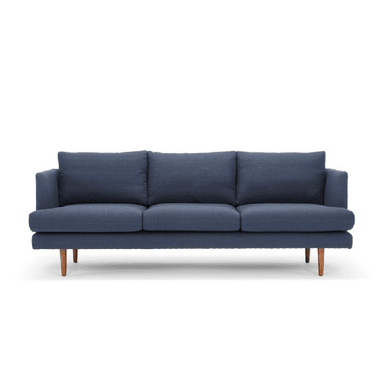 SOFÁ ALTO HOGAR ROBINSON 3 CUERPOS AZUL COBALTO DELUXE