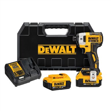 ATORNILLADOR IMPACTO 1/4' 20V BRUSHLESS XR DEWALT DCF887M2 2 X 4.0 AH