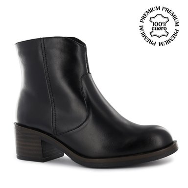 BOTINES MUJER ECCO NEGRO 1006735 TEXANA03 - 1