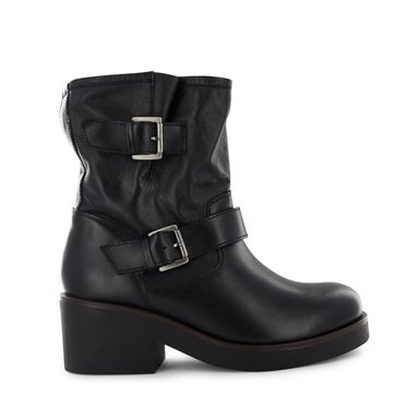 BOTAS MUJER ECCO NEGRO MEDIANA ALMENDRA09 - 3