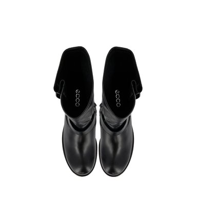 BOTAS MUJER ECCO NEGRO MEDIANA ALMENDRA09 - 6