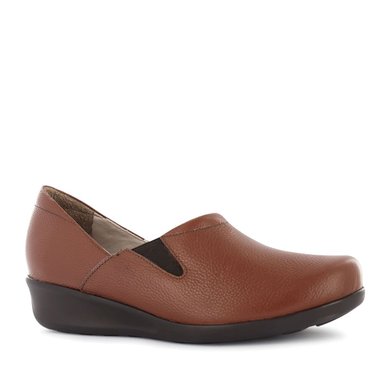 ZAPATOS CASUALES SLIP ON MUJER ECCO CUERO NATURAL CASTAÑO 1006747 ANTONIA61 - 1