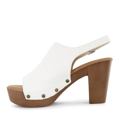 SANDALIAS MUJER IMPULS BLANCO ABI03 CON TACO - 4