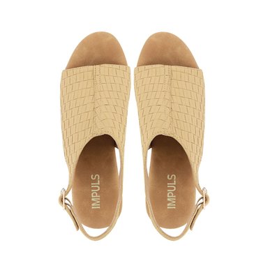 SANDALIAS MUJER IMPULS NUDE ABI03 CON TACO - 5