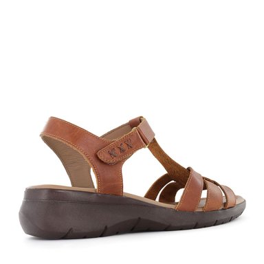 SANDALIAS MUJER ECCO CUERO NATURAL COBRE ASTOR10 - 3