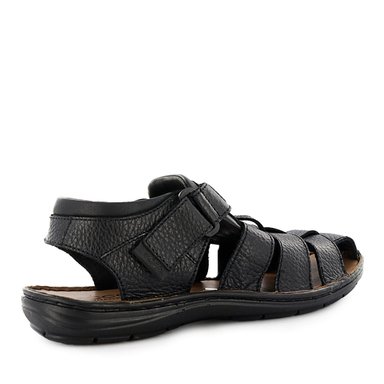 SANDALIAS HOMBRE ECCO CUERO NATURAL NEGRO BRAULIO01 BLACK - 3