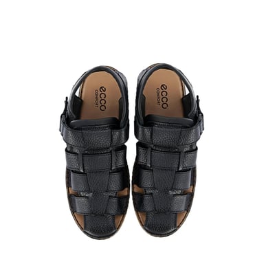 SANDALIAS HOMBRE ECCO CUERO NATURAL NEGRO BRAULIO01 BLACK - 5