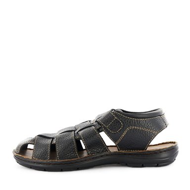 SANDALIAS HOMBRE ECCO CUERO NATURAL NEGRO BRAULIO01 - 4