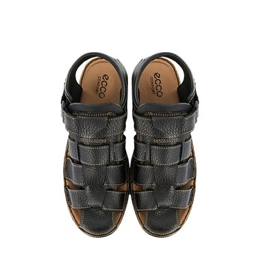 SANDALIAS HOMBRE ECCO CUERO NATURAL NEGRO BRAULIO01 - 5