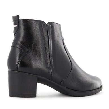 BOTINES CASUAL MUJER ECCO ALISSA08 NEGRO CUERO CHAROL - 5
