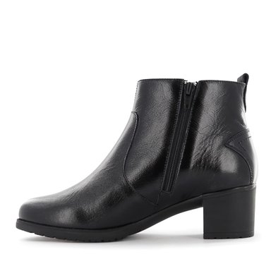 BOTINES CASUAL MUJER ECCO ALISSA08 NEGRO CUERO CHAROL - 6