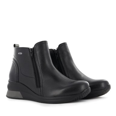 BOTINES CONFORT MUJER ECCO DEBRA05 NEGRO CUERO NATURAL - 2