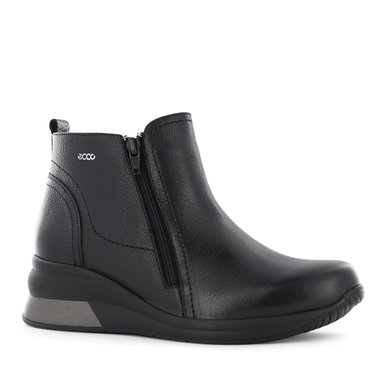 BOTINES CONFORT MUJER ECCO DEBRA05 NEGRO CUERO NATURAL - 3