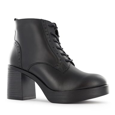 BOTINES CON PASADOR CASUAL MUJER ECCO BIMBA01 NEGRO CUERO NATURAL - 2