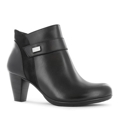 BOTINES CASUAL MUJER ECCO DALILA49 NEGRO CUERO NATURAL - 3