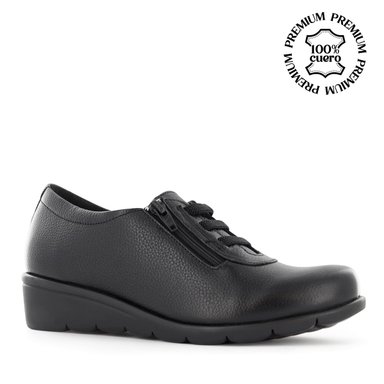 ZAPATOS CON PASADOR MUJER ECCO FLEXXI17 NEGRO CUERO NATURAL - 1