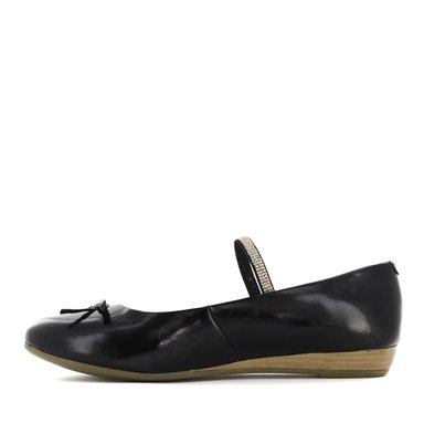 BALLERINAS MUJER ECCO CIARA06 NEGRO CUERO CHAROL - 4