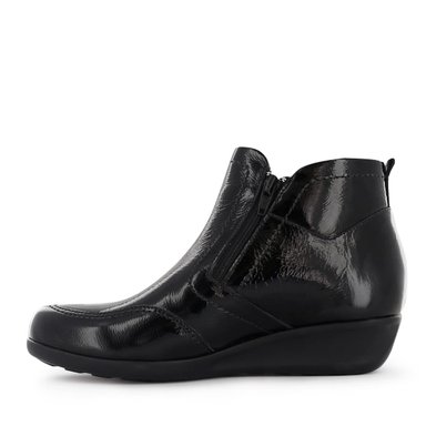 BOTINES CONFORT MUJER ECCO ANTONIA55 NEGRO/CHA CUERO CHAROL - 5