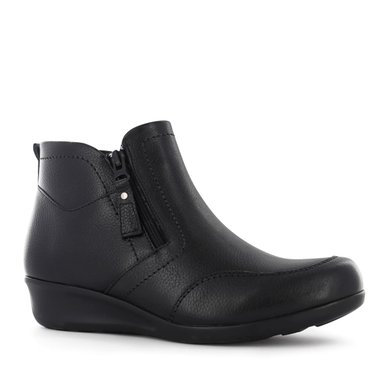 BOTINES CONFORT MUJER ECCO ANTONIA65 NEGRO CUERO NATURAL - 2
