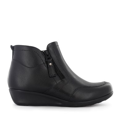 BOTINES CONFORT MUJER ECCO ANTONIA65 NEGRO CUERO NATURAL - 3