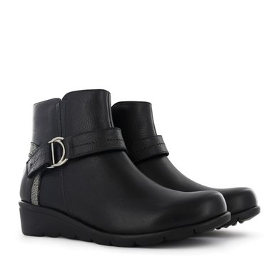 BOTINES CONFORT MUJER ECCO FLEXXI14 NEGRO CUERO NATURAL - 5