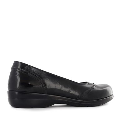 BALLERINAS MUJER ECCO APPU01 NEGRO CUERO NATURAL - 4